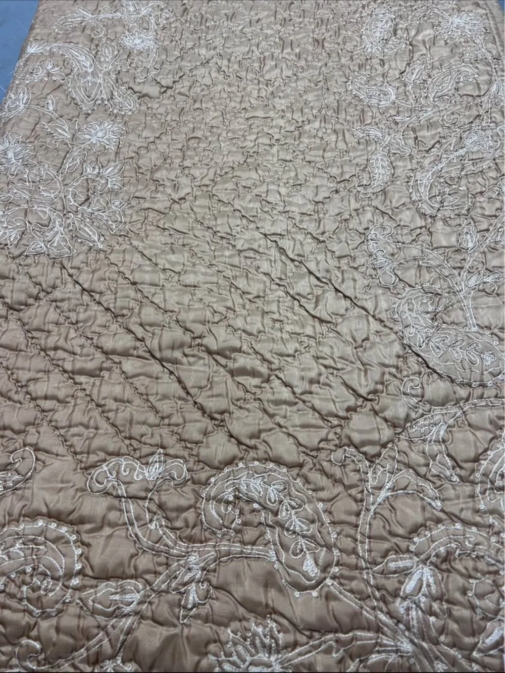 Charter Club Luxury Quilted Bedspread in  Gold